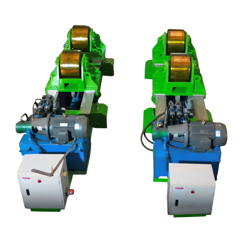 80T Fit Up Welding Rotator with Hydraulic Horizontal Pushing