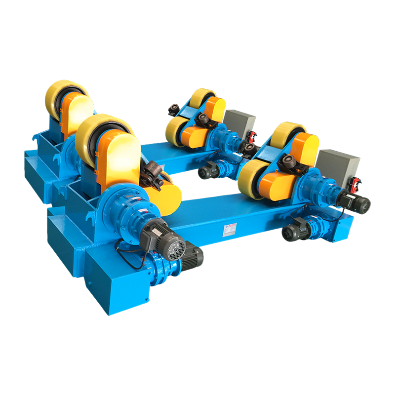 40T Self-Aligning Welding Rotary Machine With Electric Track Movement And Anti-Drift Function
